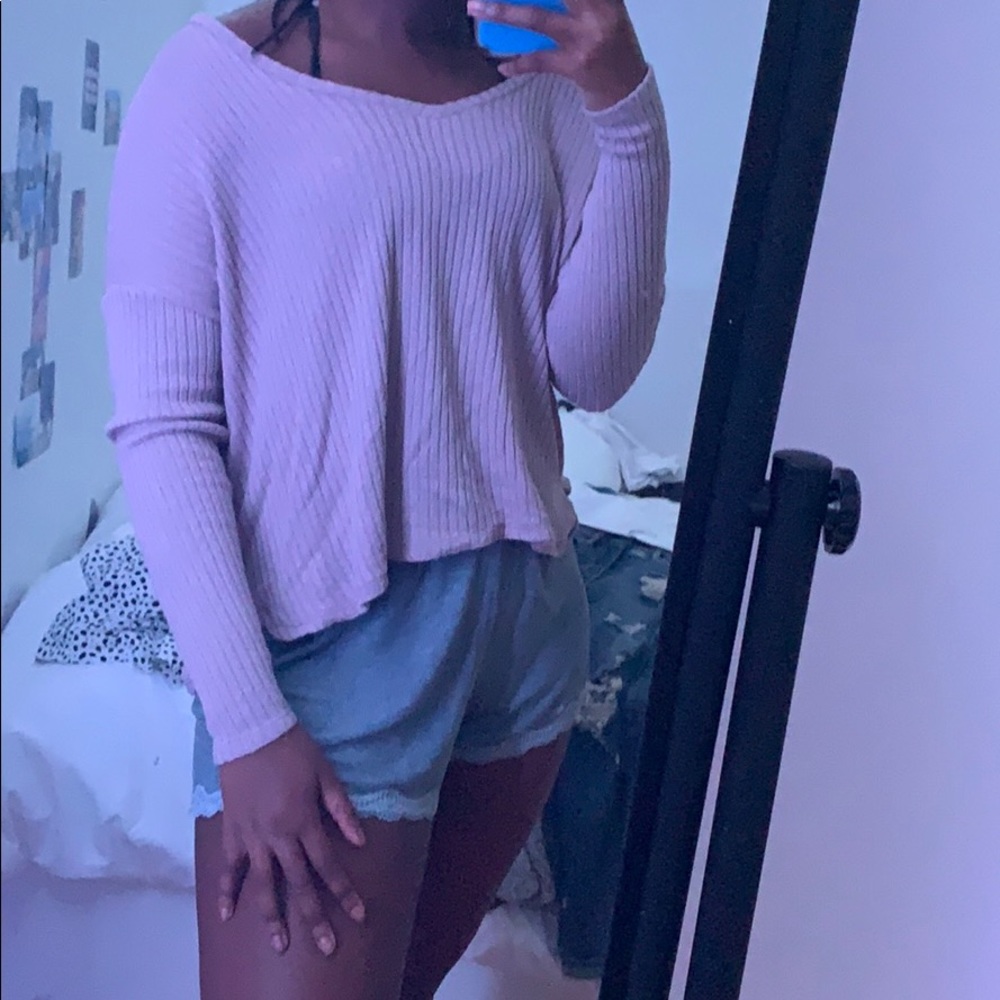 cropped long sleeve